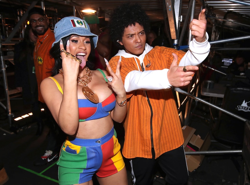 Cardi B., Bruno Mars, 2018 Grammy Awards, Candids